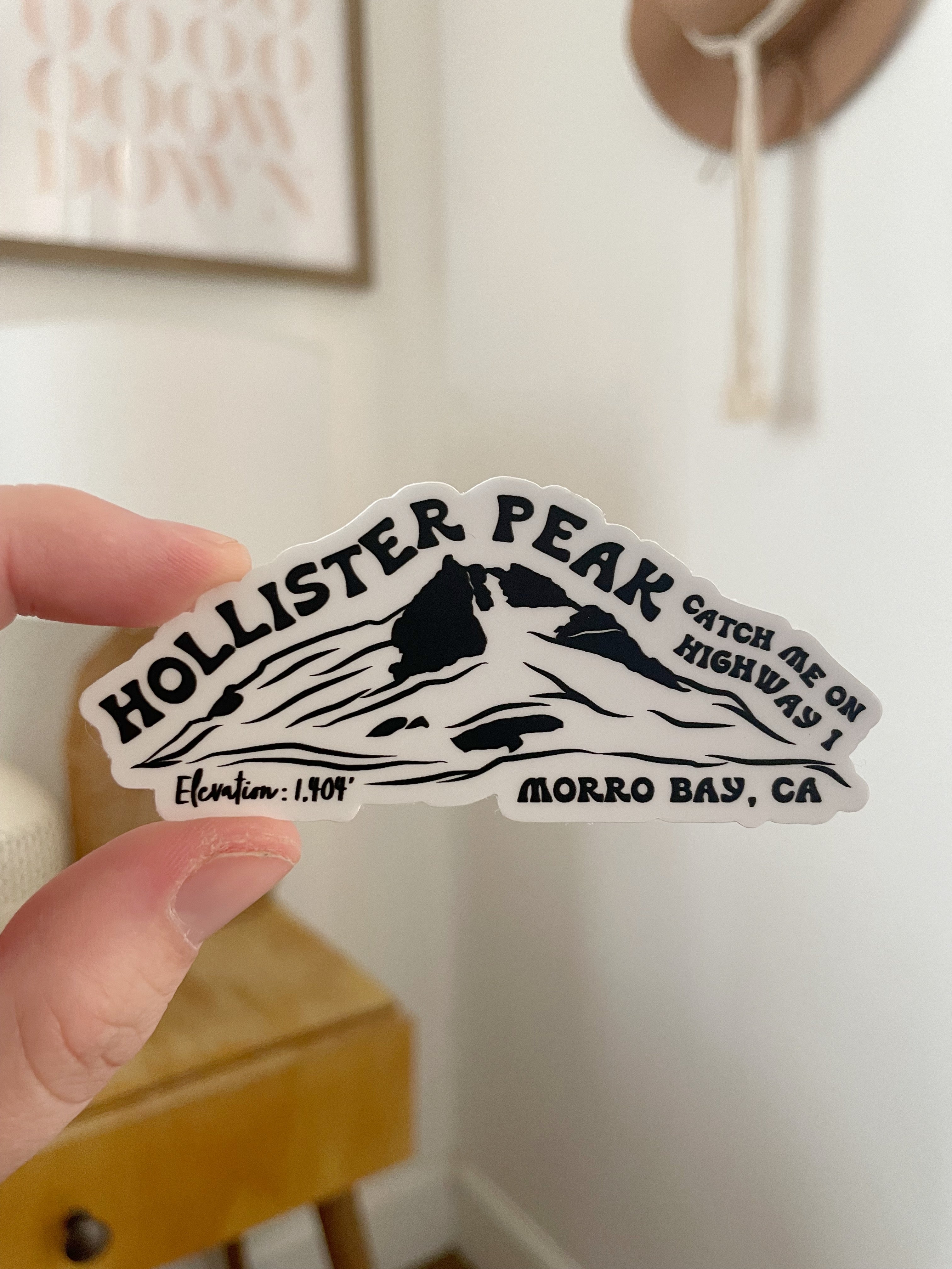 Hollister Peak Sticker