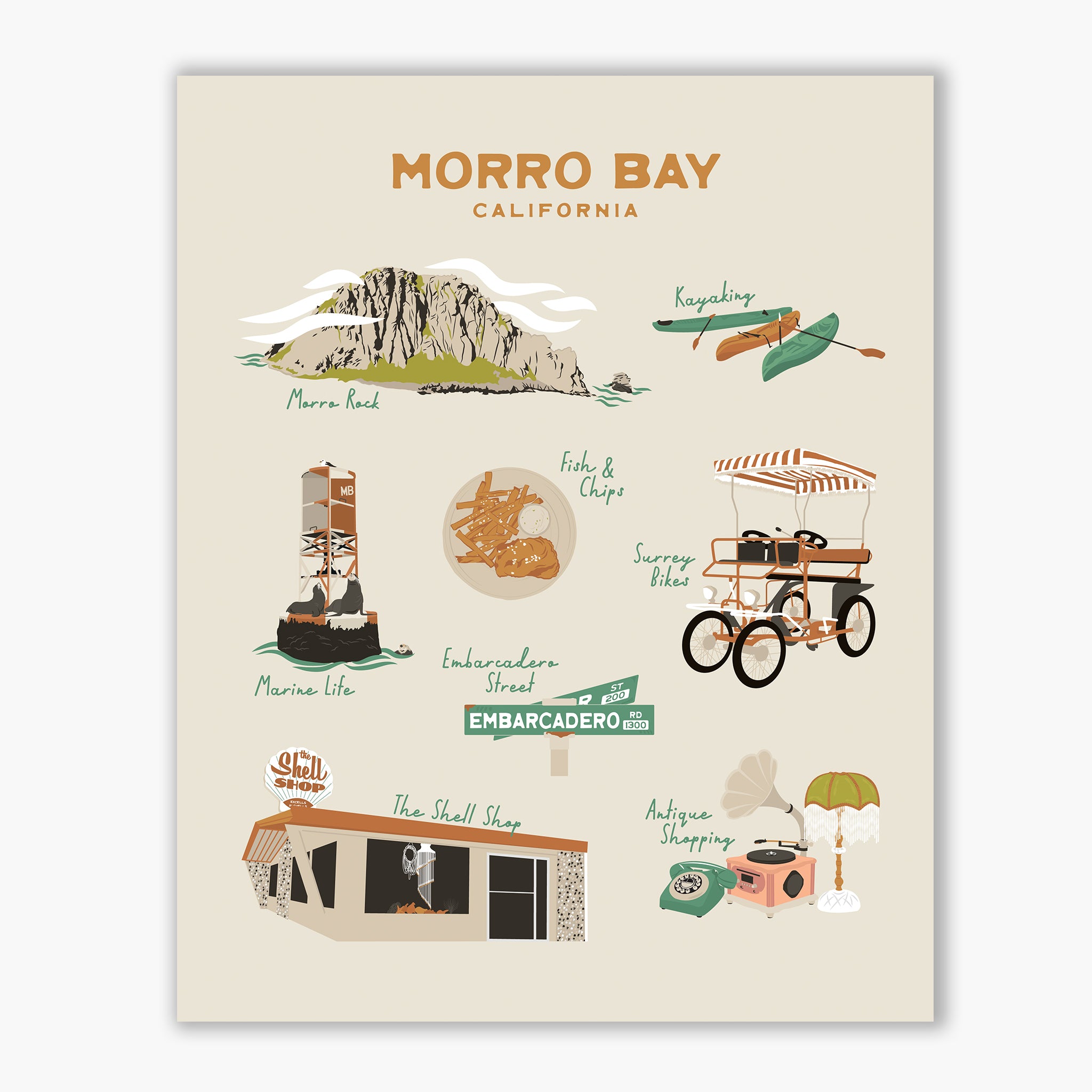 Morro Bay Art Print