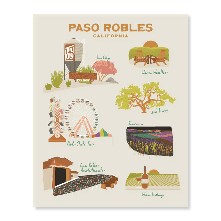 Paso Robles Art Print